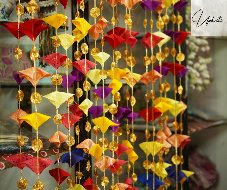 Bunte handgemachte Gota Wanddekoration