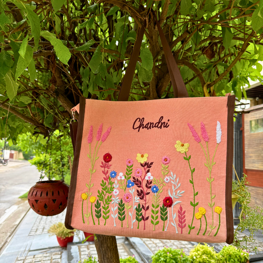 Peach charm Tote Bag
