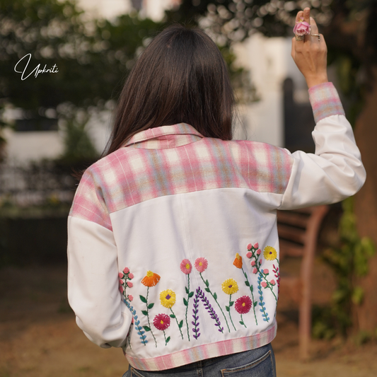 Florale Oasis-Jacke