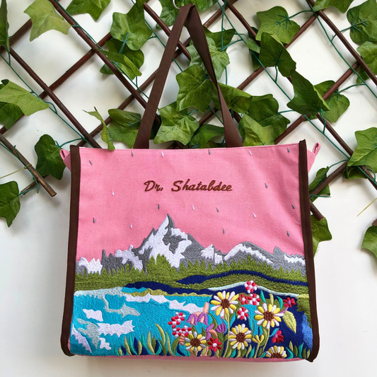Pink Mountain Solace bag