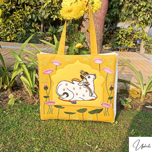Bolso tote acolchado Cotton Candy Dream