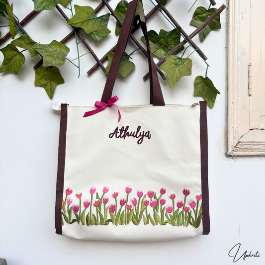 Tulip Grace Tote Bag