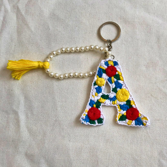 'A' Letter key charm