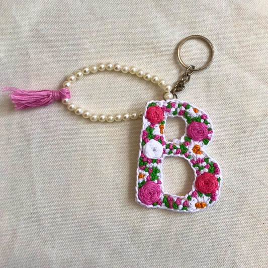 'B' Letter key charm