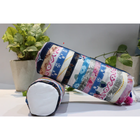Stripe-Printed Pouch
