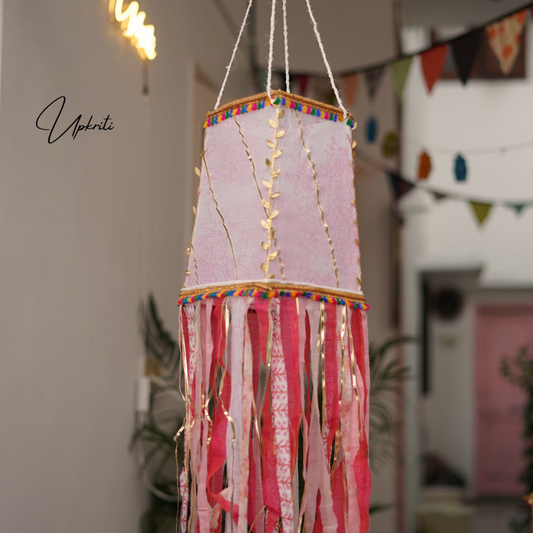 Gota Lining Handmade Festive Fabric Kandeel