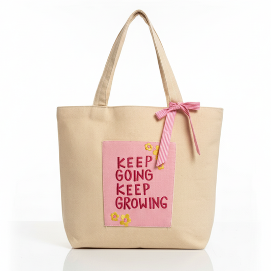 Keep Going Quote Tote bag