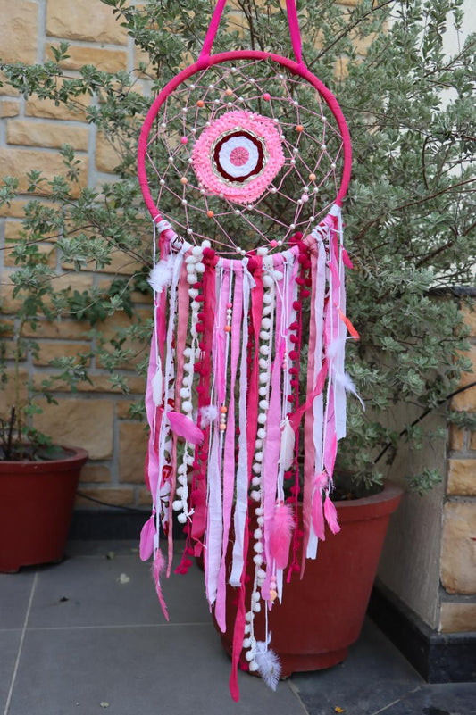 Pink dream catcher