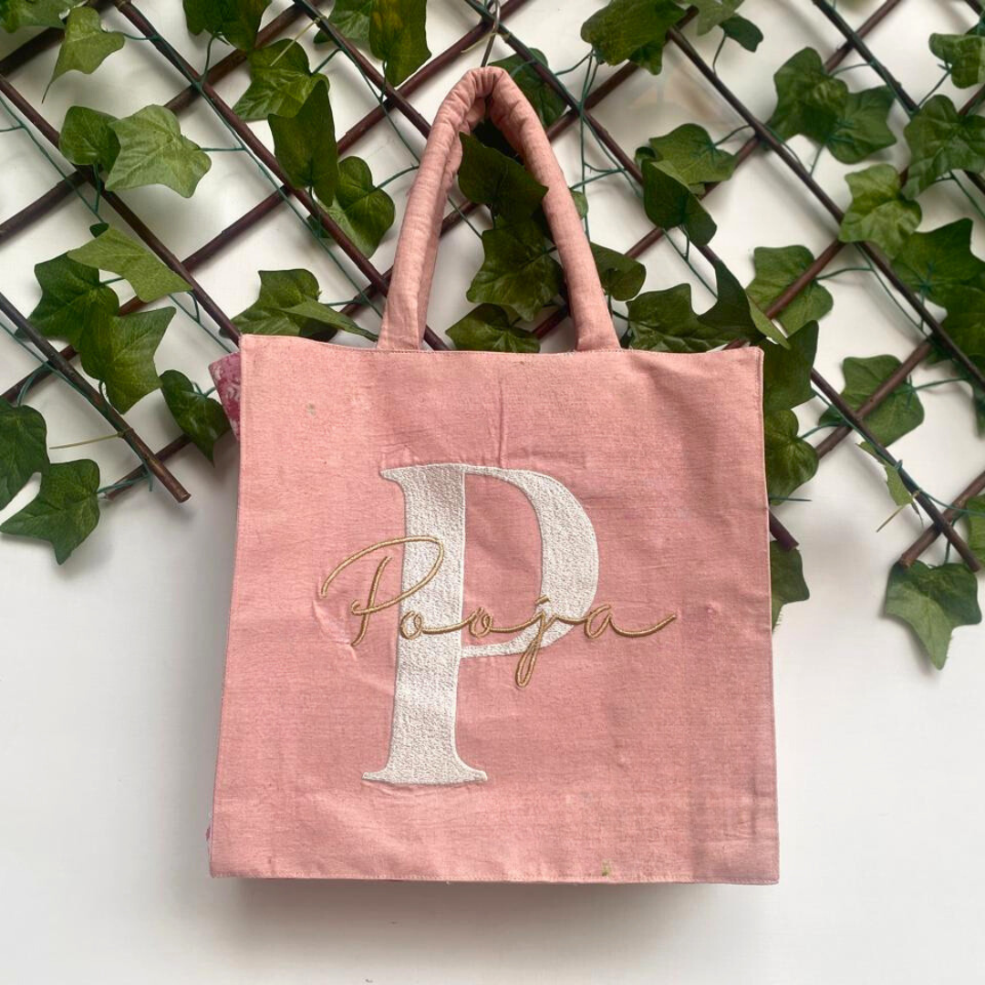 Peach Box Tote Bag