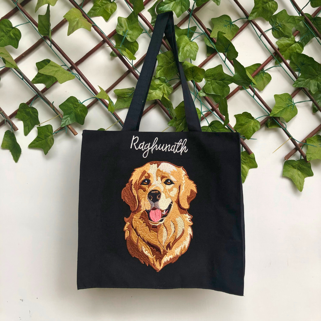 Golden Paws Tote Bag