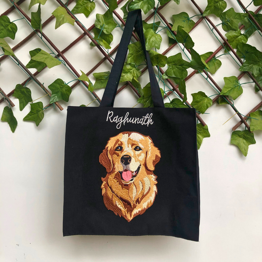 Golden Paws Tote Bag