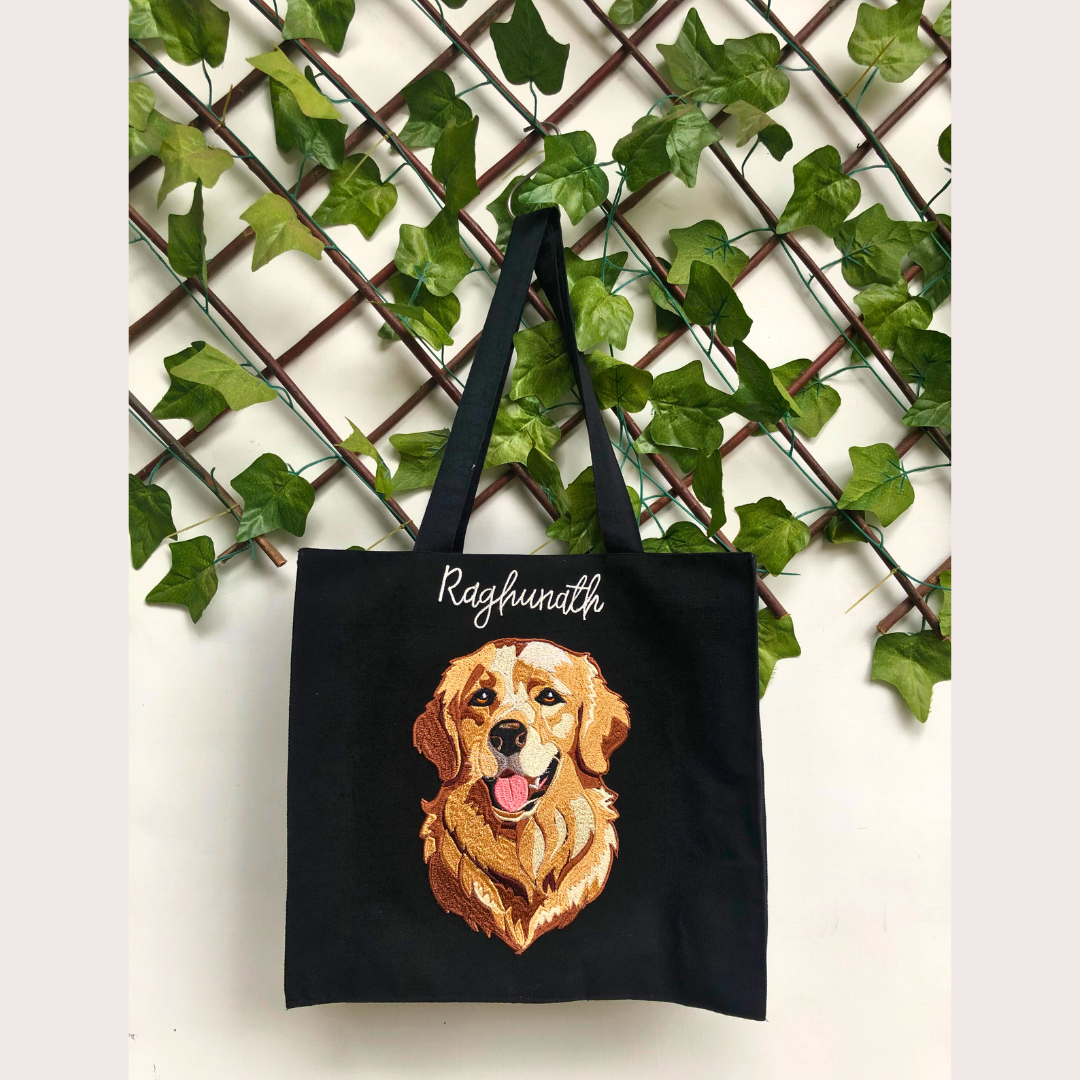 Golden Paws Tote Bag