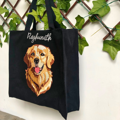 Golden Paws Tote Bag