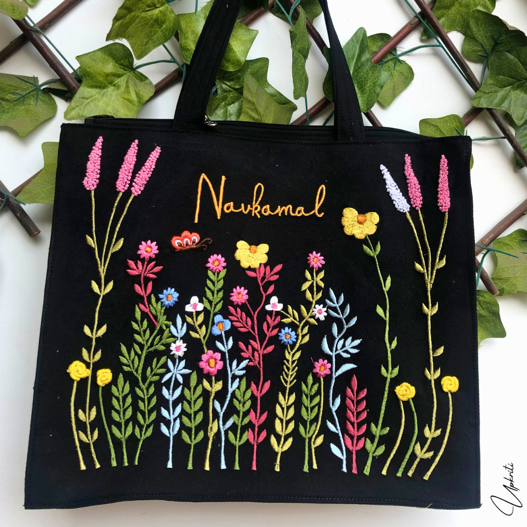 Black Charm Box Tote