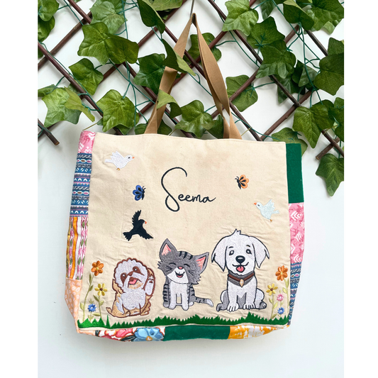 Furry Friends Tote Bag