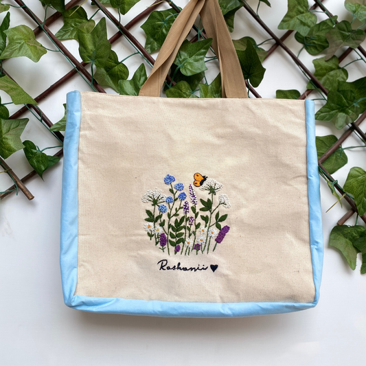 Bloom and thread tote bag