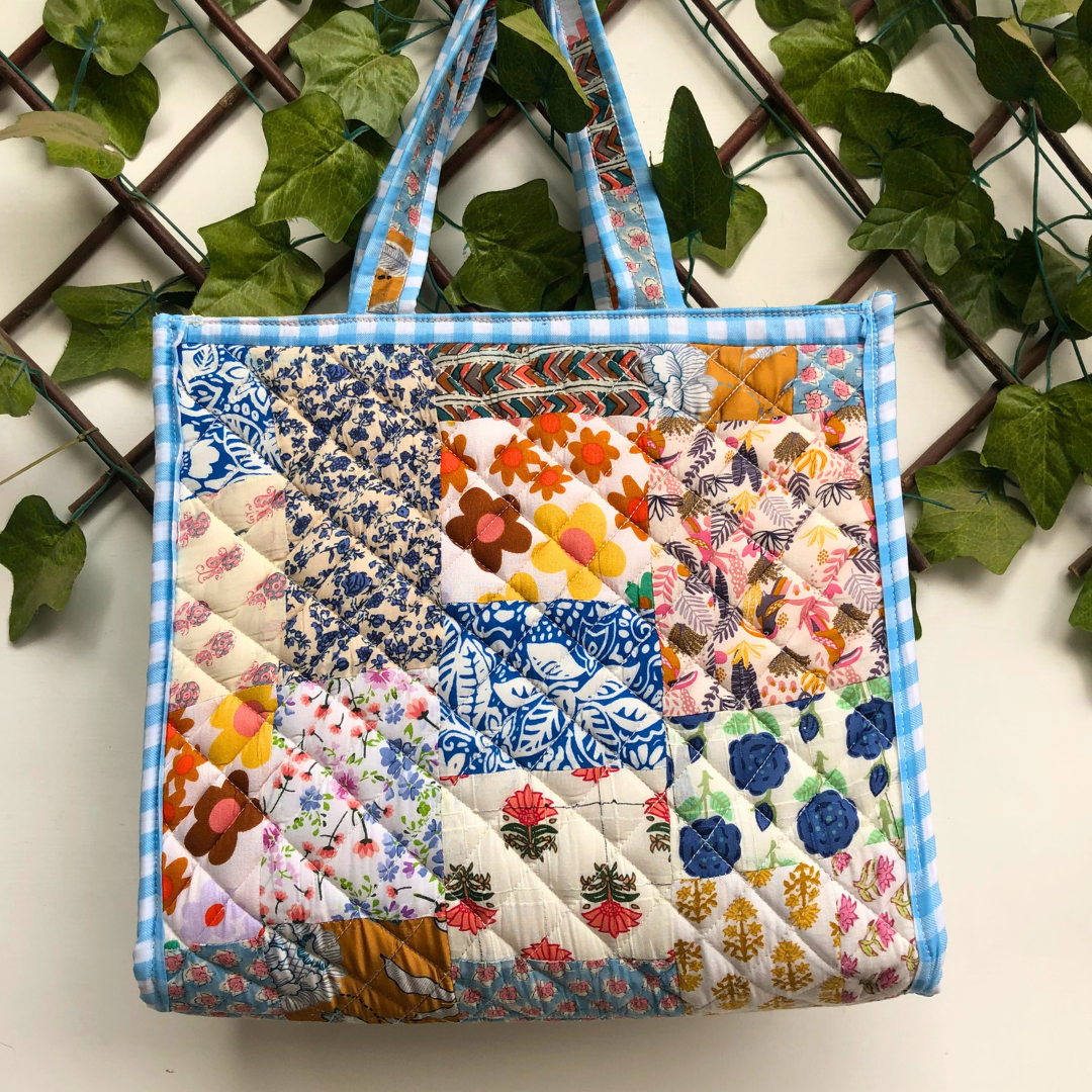 Patchwork Quilted Tote