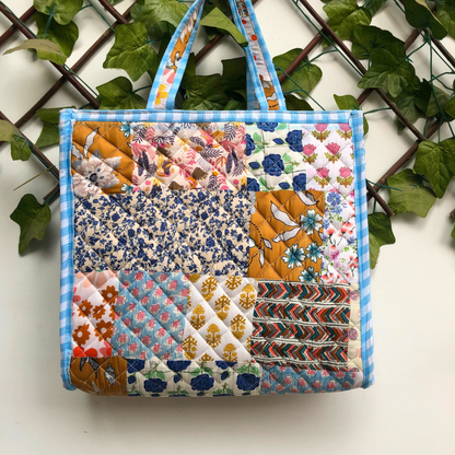 Patchwork Quilted Tote