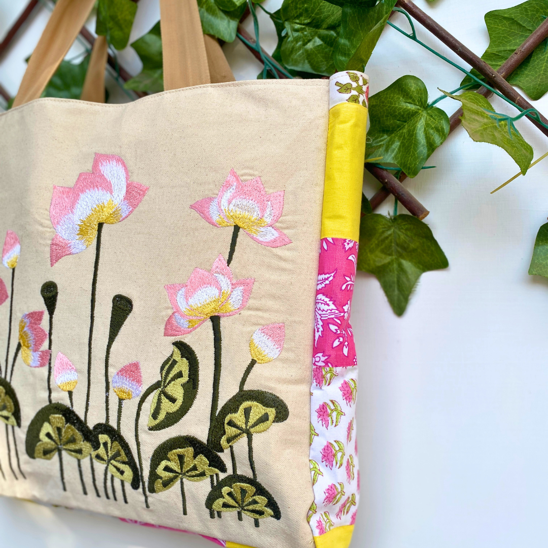 The Lotus tote bag