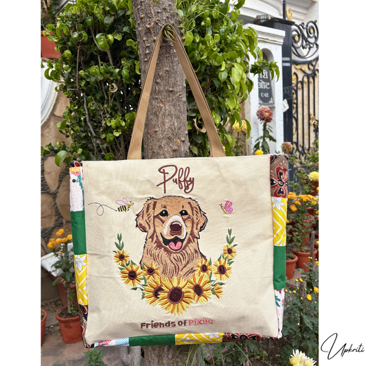 Golden Lab Sunshine Tote Bag