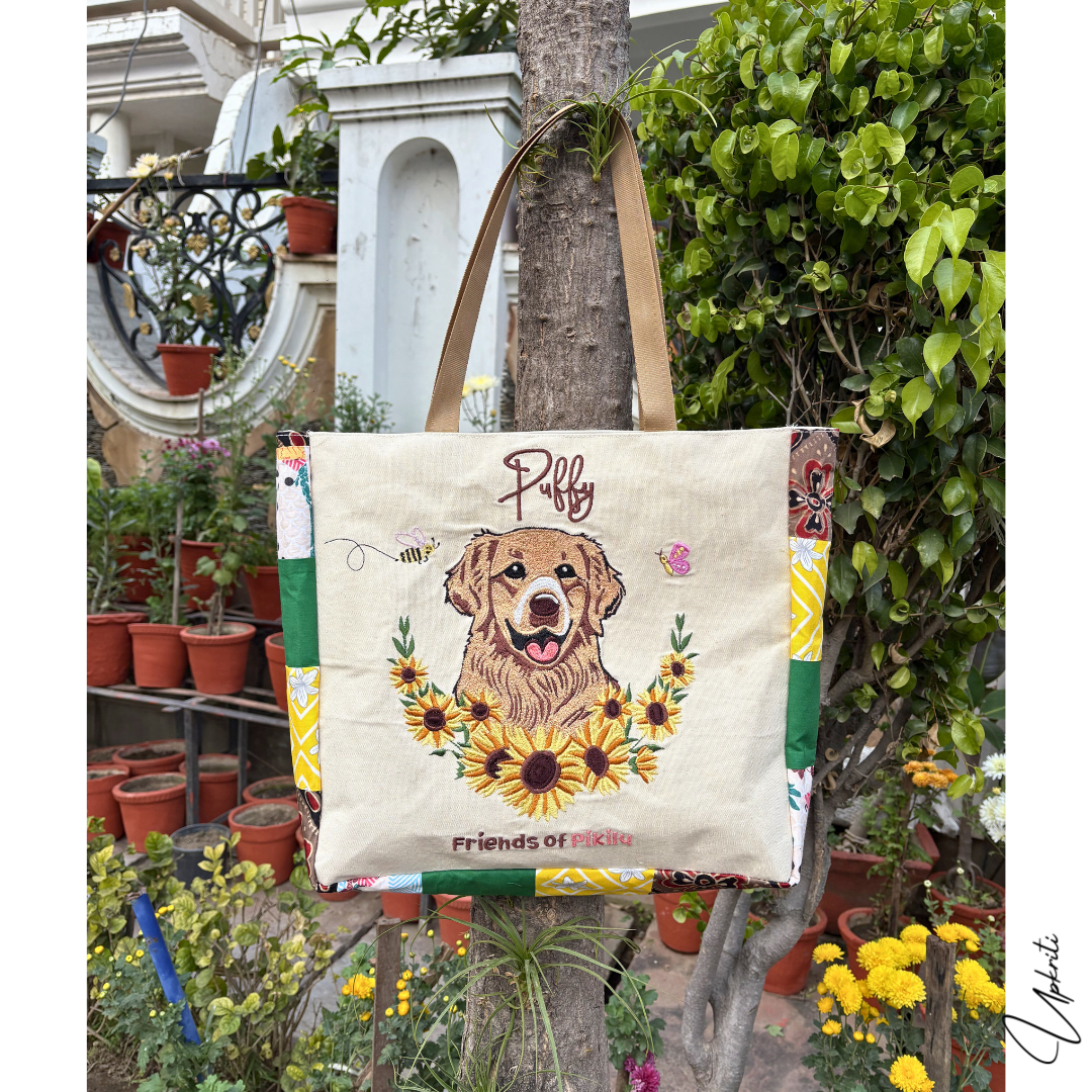 Golden Lab Sunshine Tote Bag