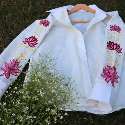 Lotus breeze linen shirt