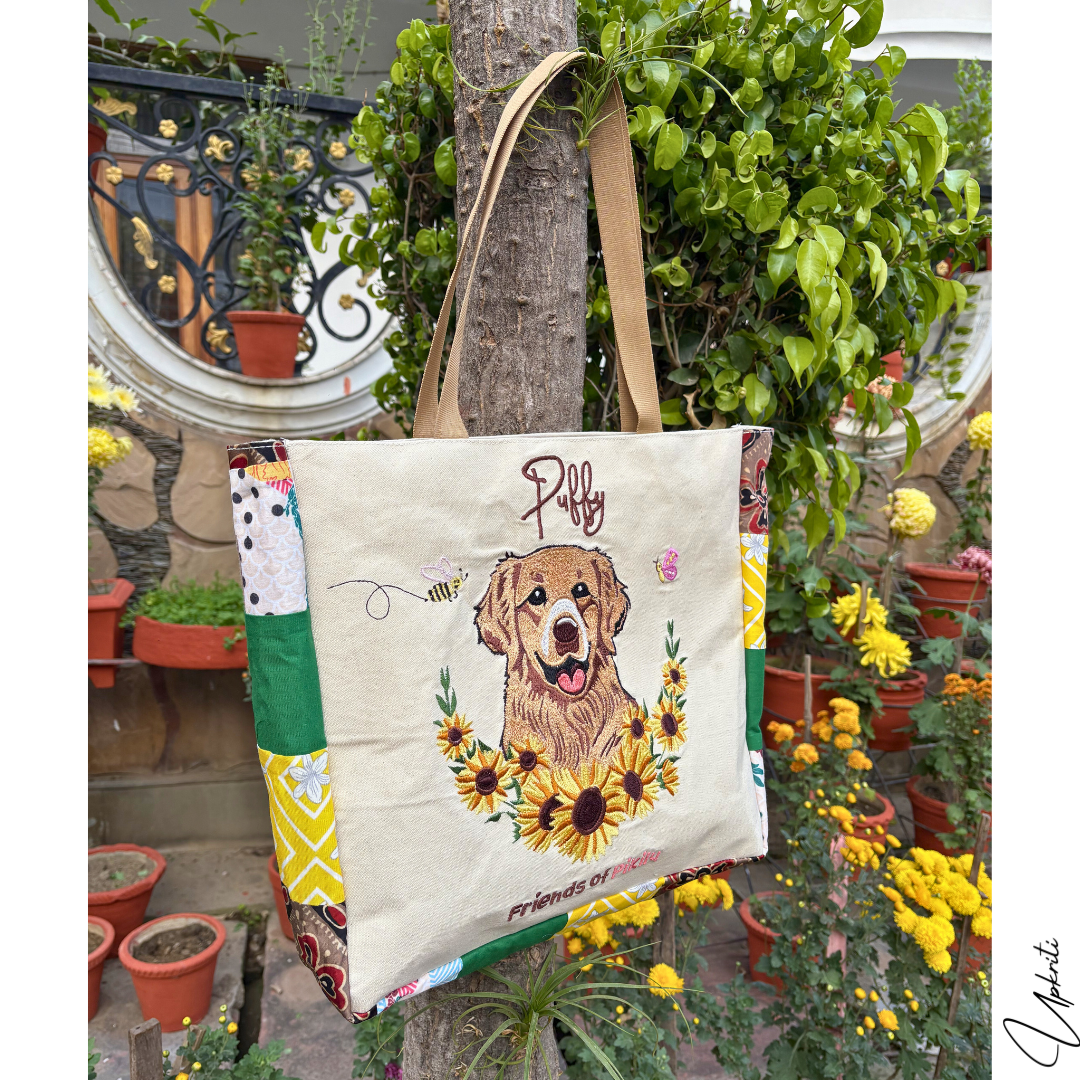 Golden Lab Sunshine Tote Bag