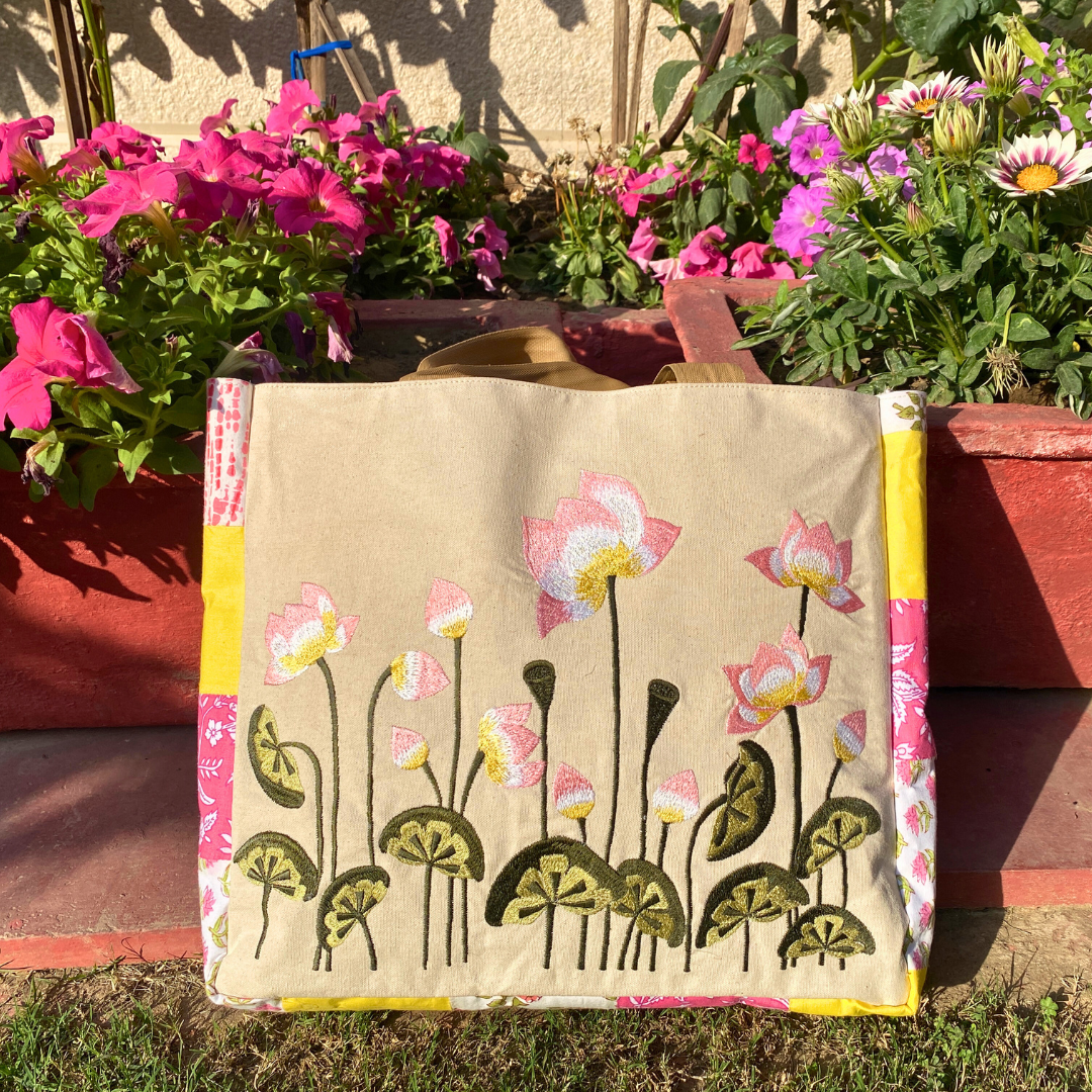 The Lotus tote bag