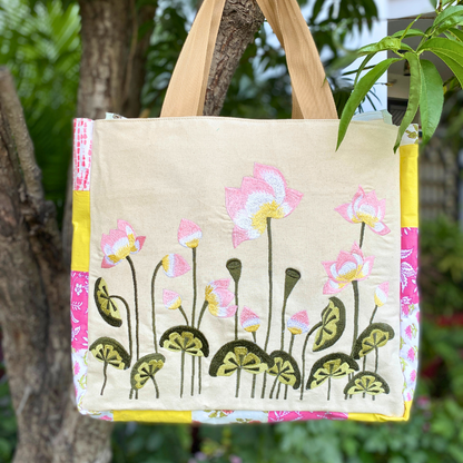 The Lotus tote bag