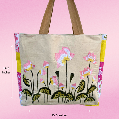 The Lotus tote bag