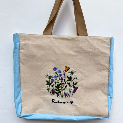 Bloom and thread tote bag