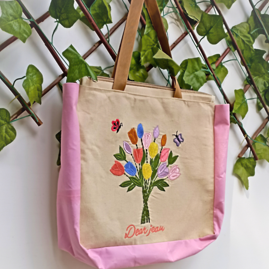 Tulip Grace Tote Bag