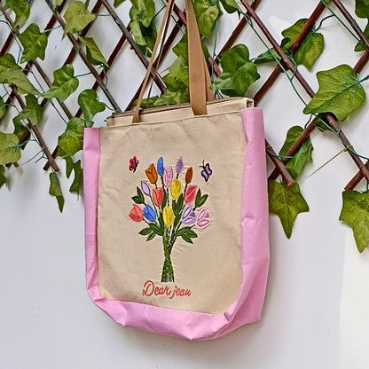 Tulip Grace Tote Bag