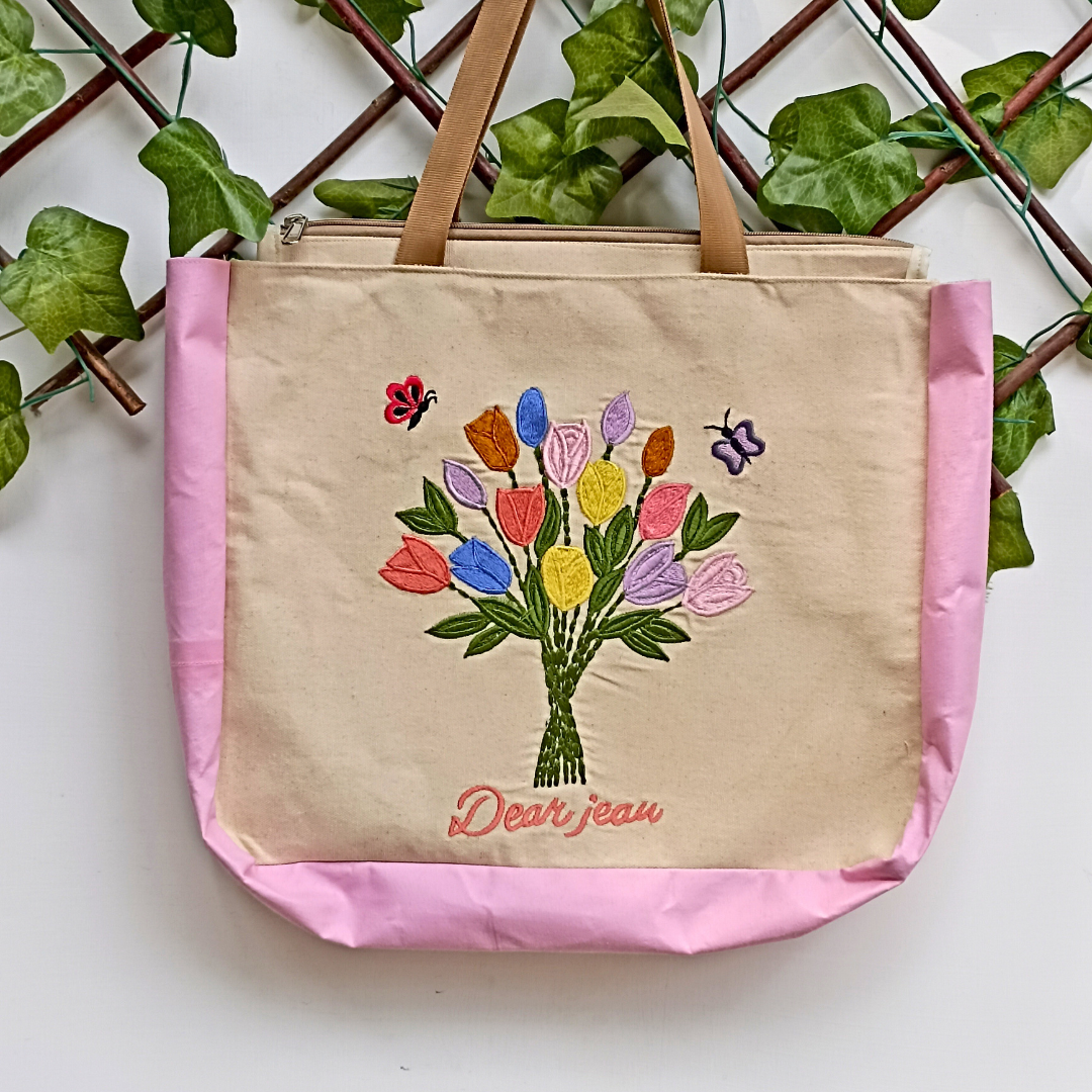 Tulip Grace Tote Bag