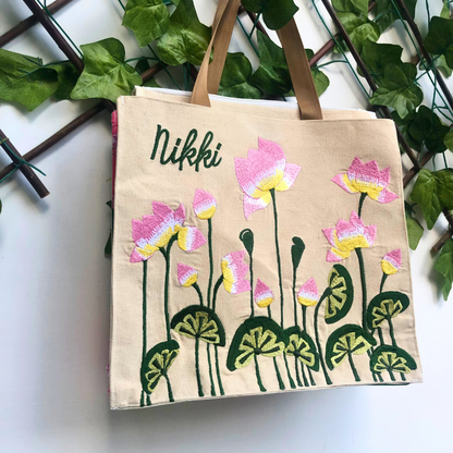 The Lotus tote bag