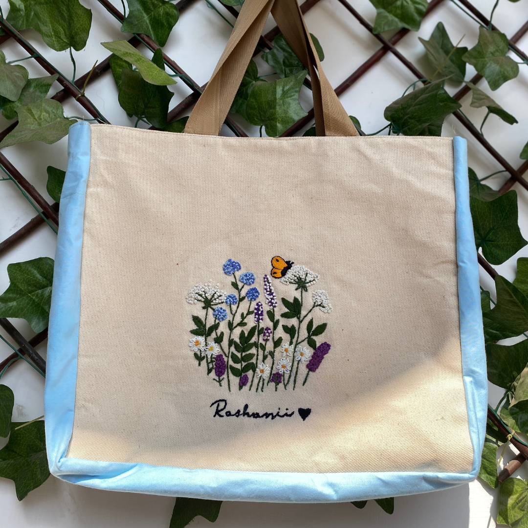 Bloom and thread tote bag