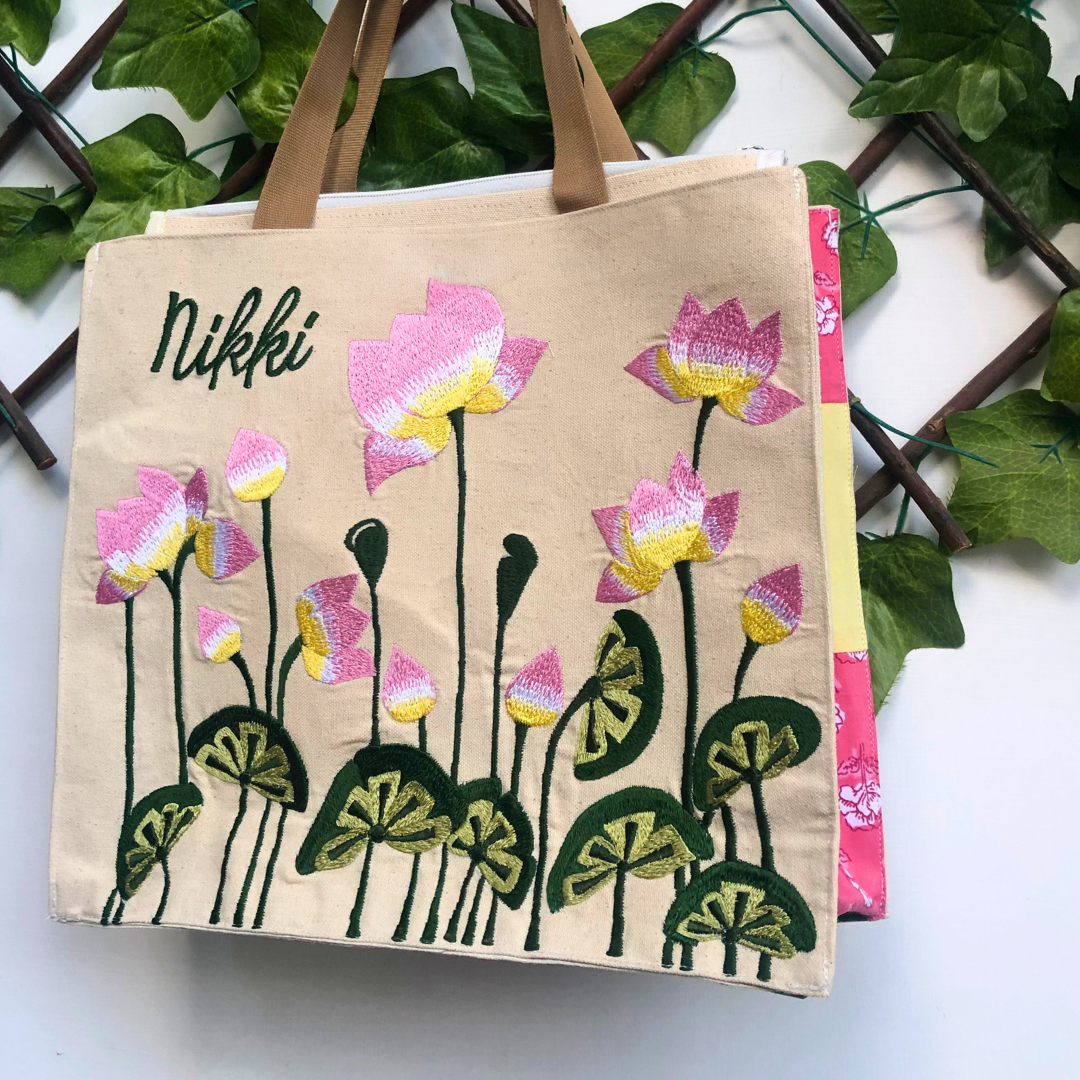 The Lotus tote bag