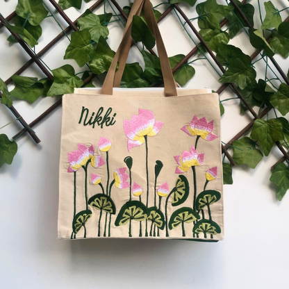 The Lotus tote bag