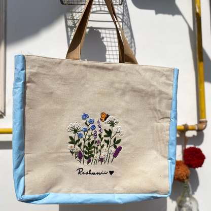 Bloom and thread tote bag