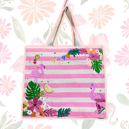 The Flamingo Box tote bag