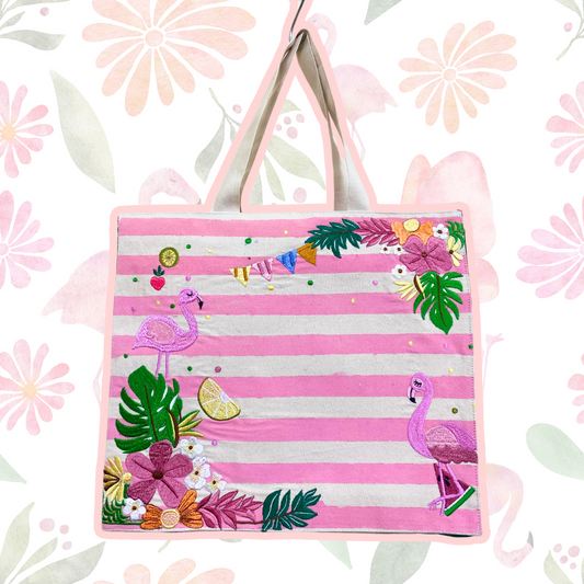 The Flamingo Box tote bag