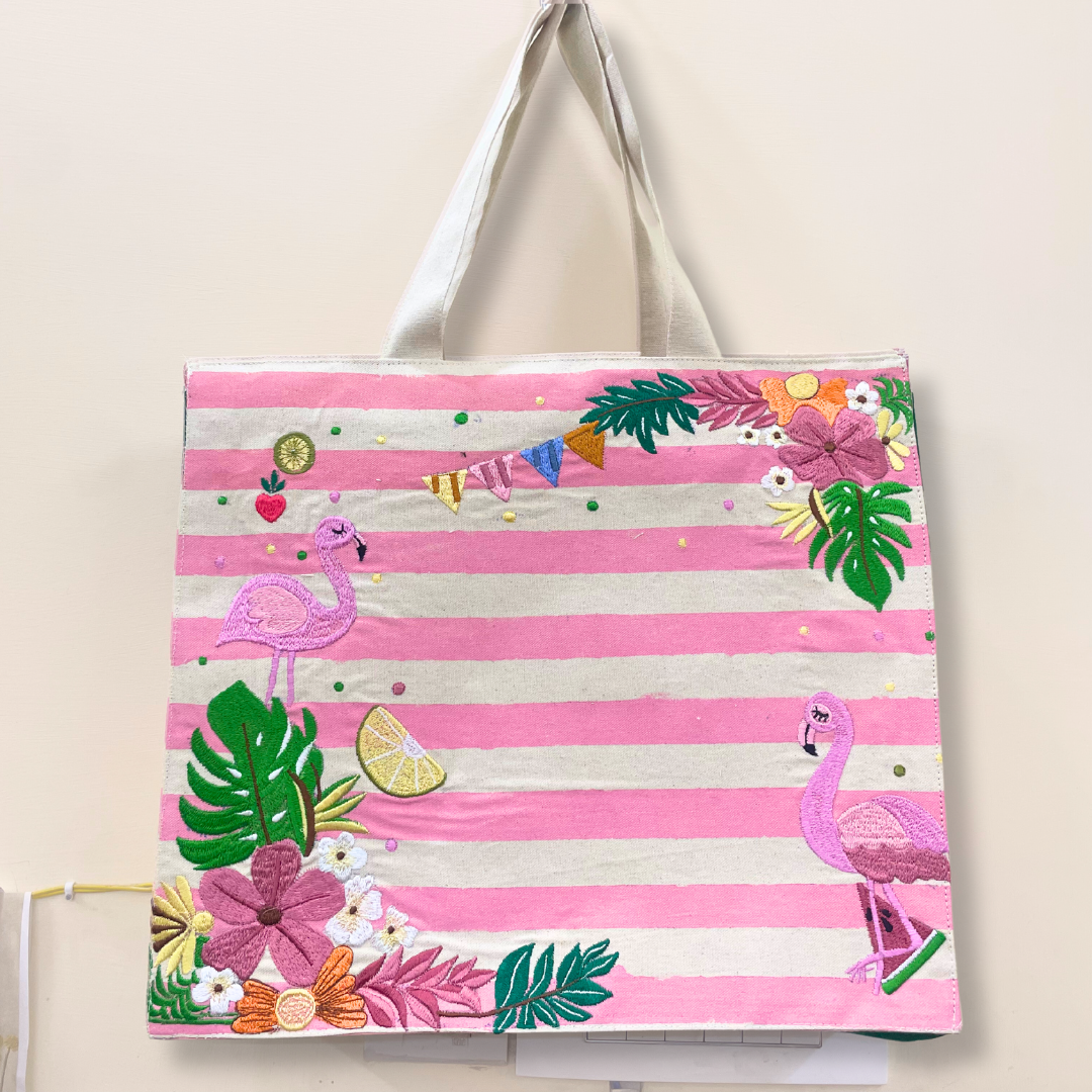 The Flamingo Box tote bag