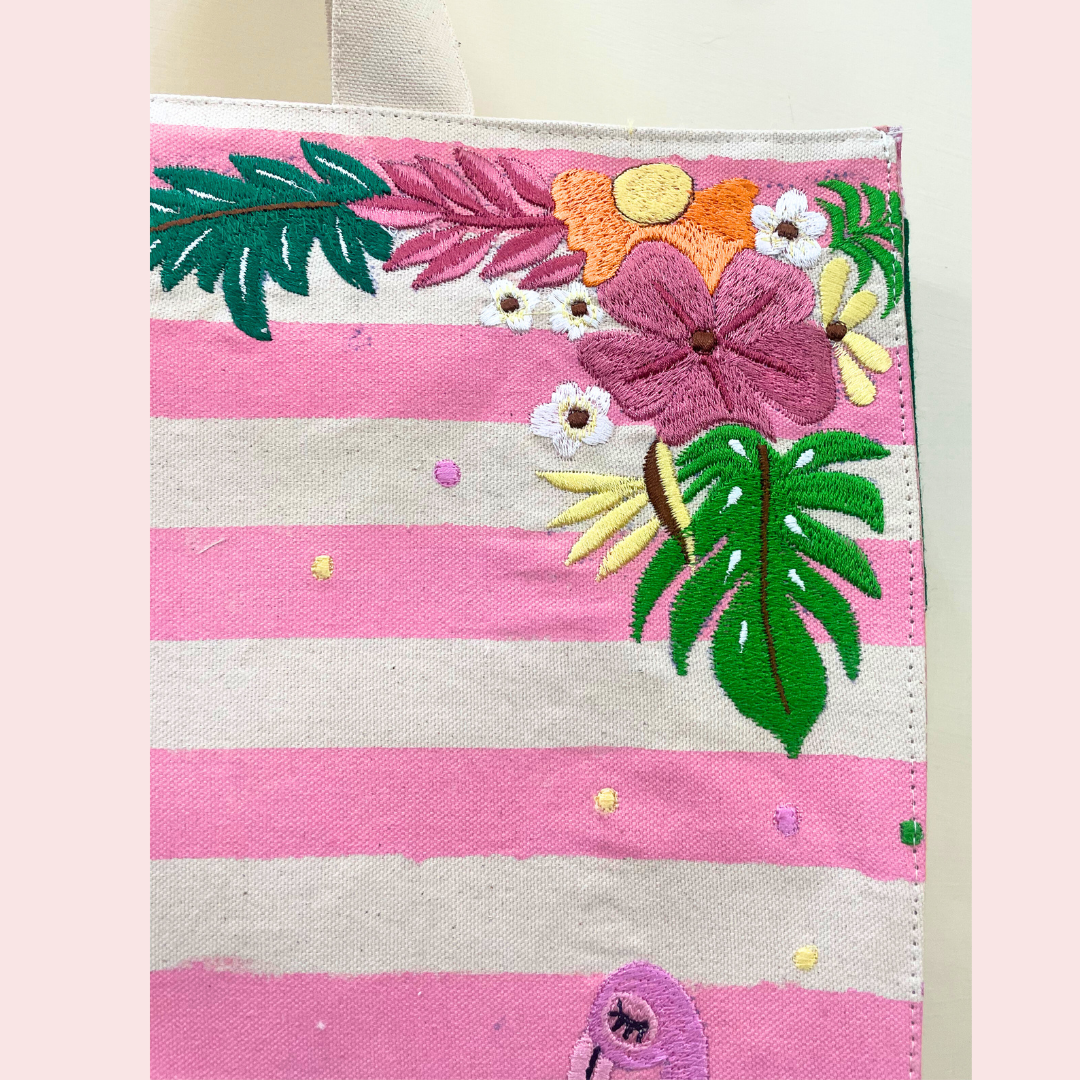 The Flamingo Box tote bag