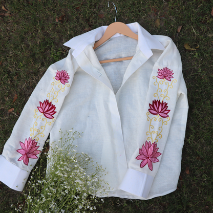 Lotus breeze linen shirt