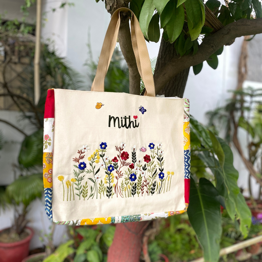 Butterfly bloom Tote Bag