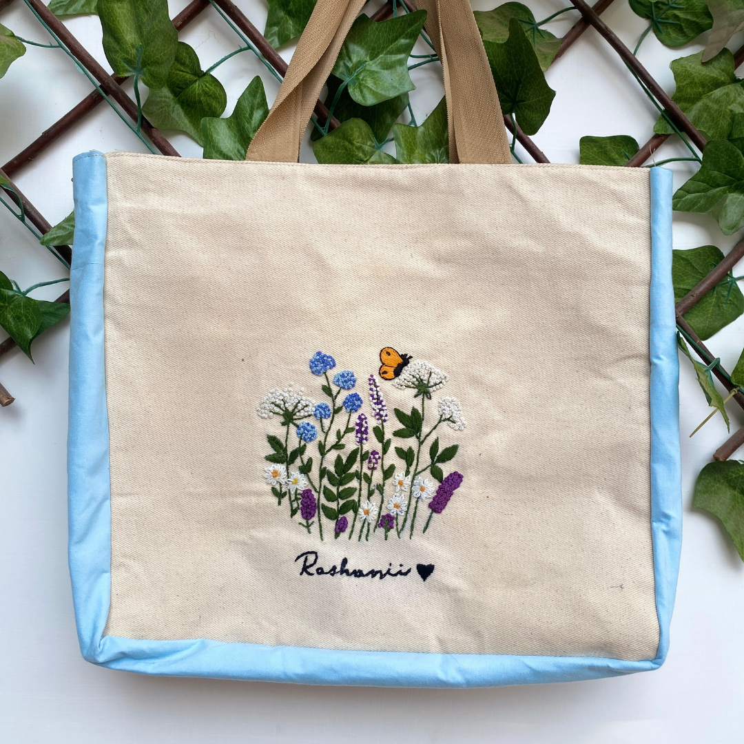 Bloom and thread tote bag