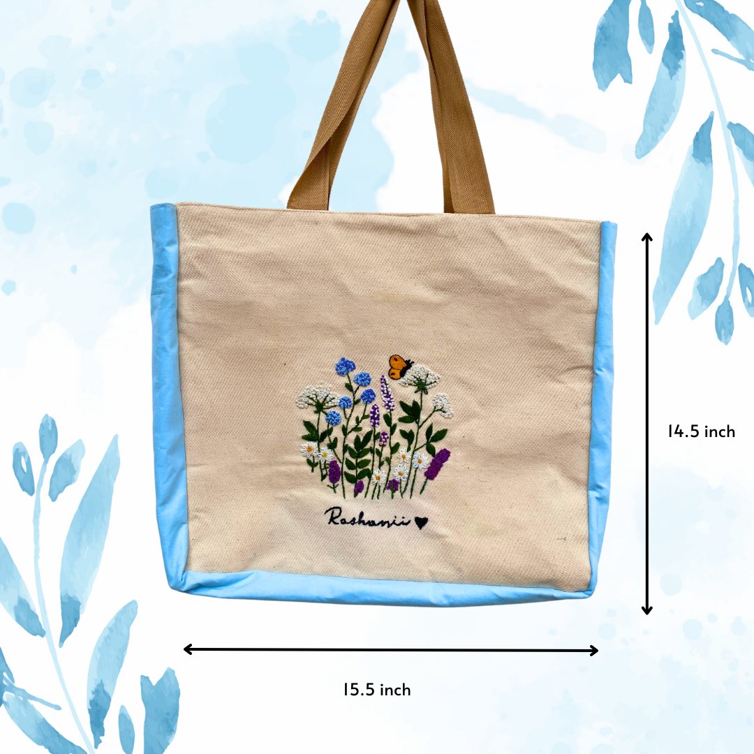 Bloom and thread tote bag