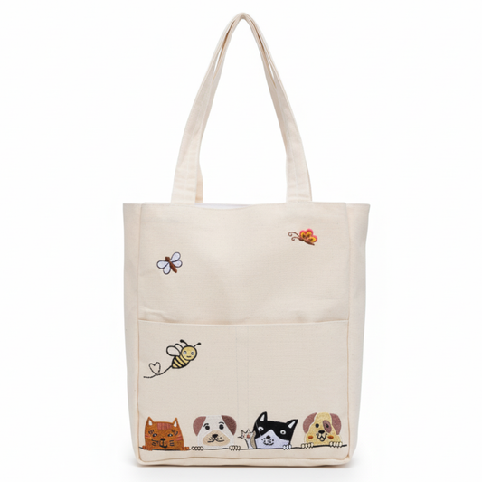 Furry Friends tote Bag