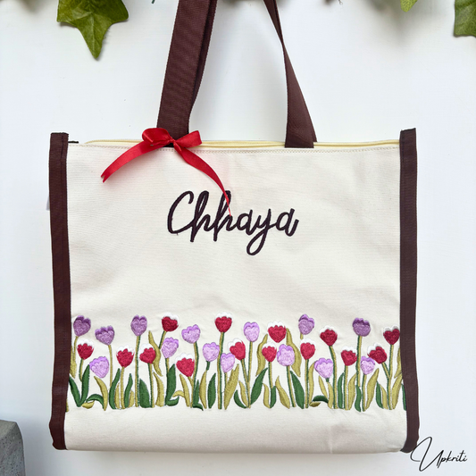 Tulip Grace Tote Bag