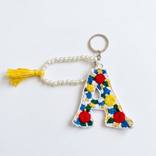 'A' Letter key charm